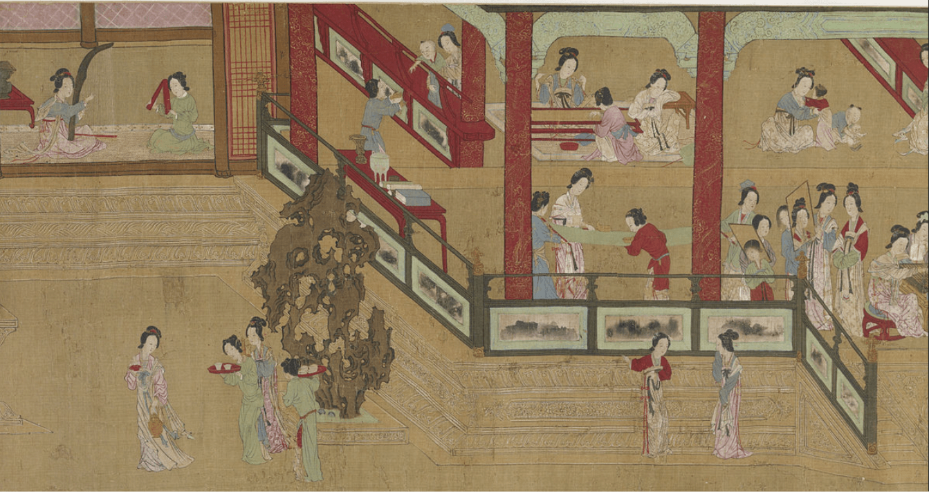 汉宫春晓图(部分)